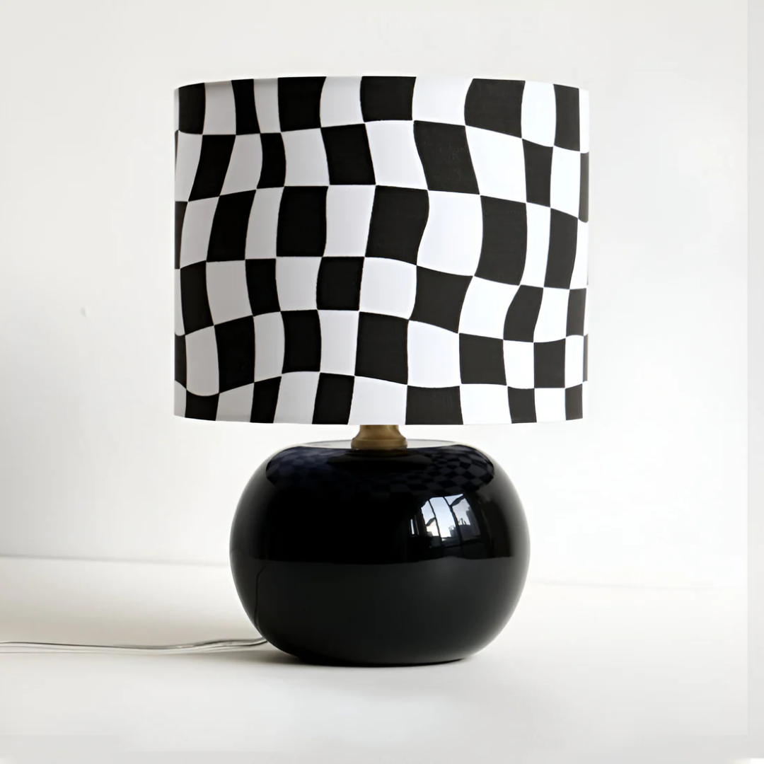 Calistra Diamond Glass Table Lamp With Vintage Warm LED Glow