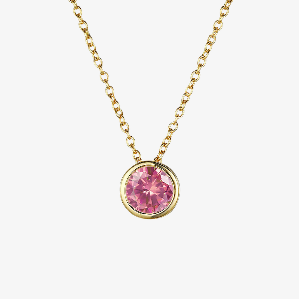 Collana Luna con Pietra di Nascita