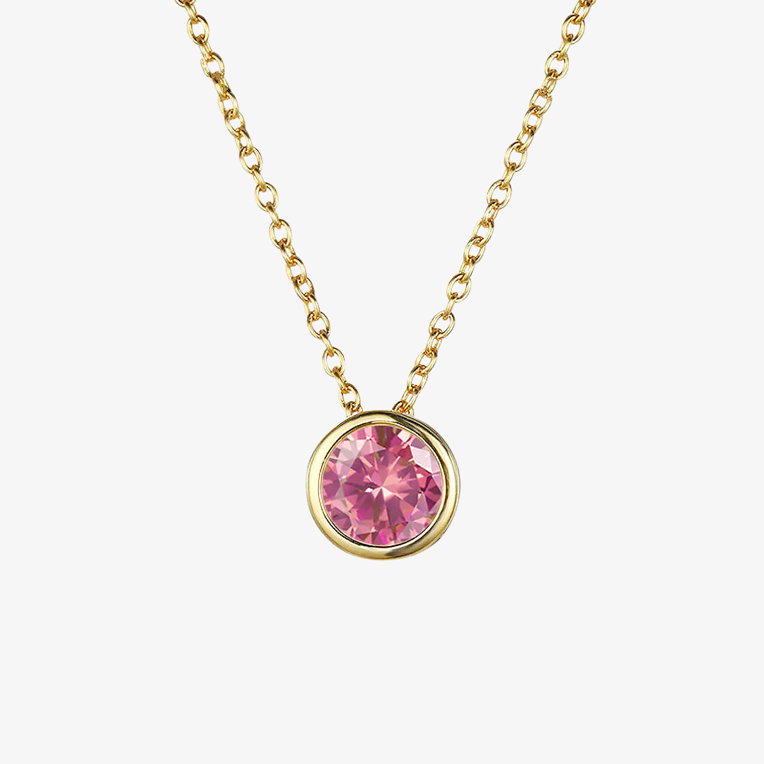 Collana Luna con Pietra di Nascita