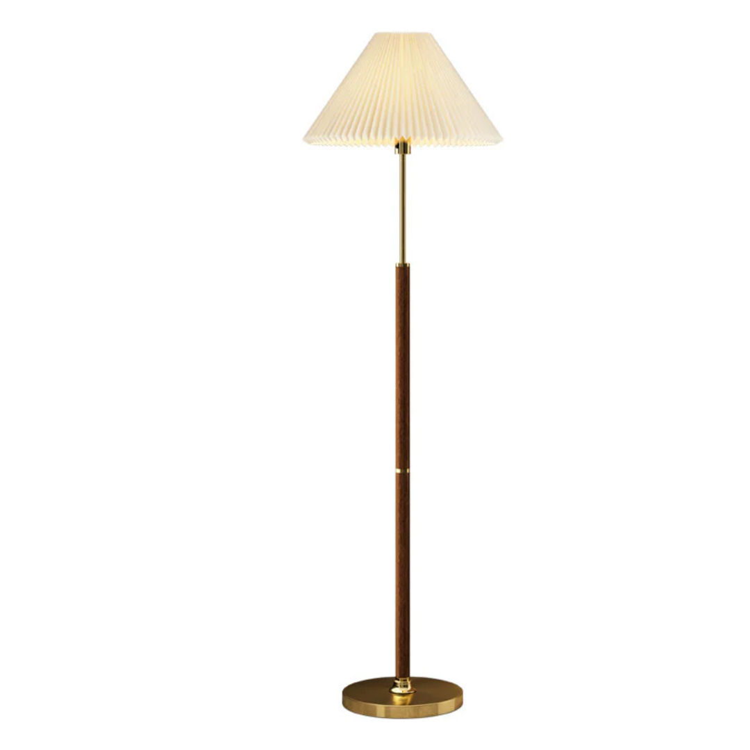Aurea Reispapier-Stehlampe mit sanftem Umgebungslicht
