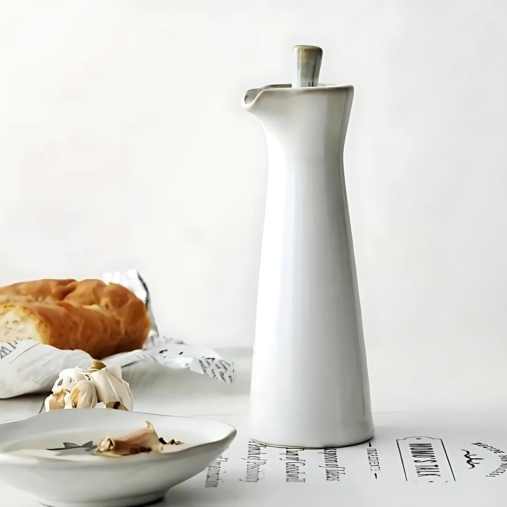 Ceramic Condiment Bottle With Japanese-Inspired Design