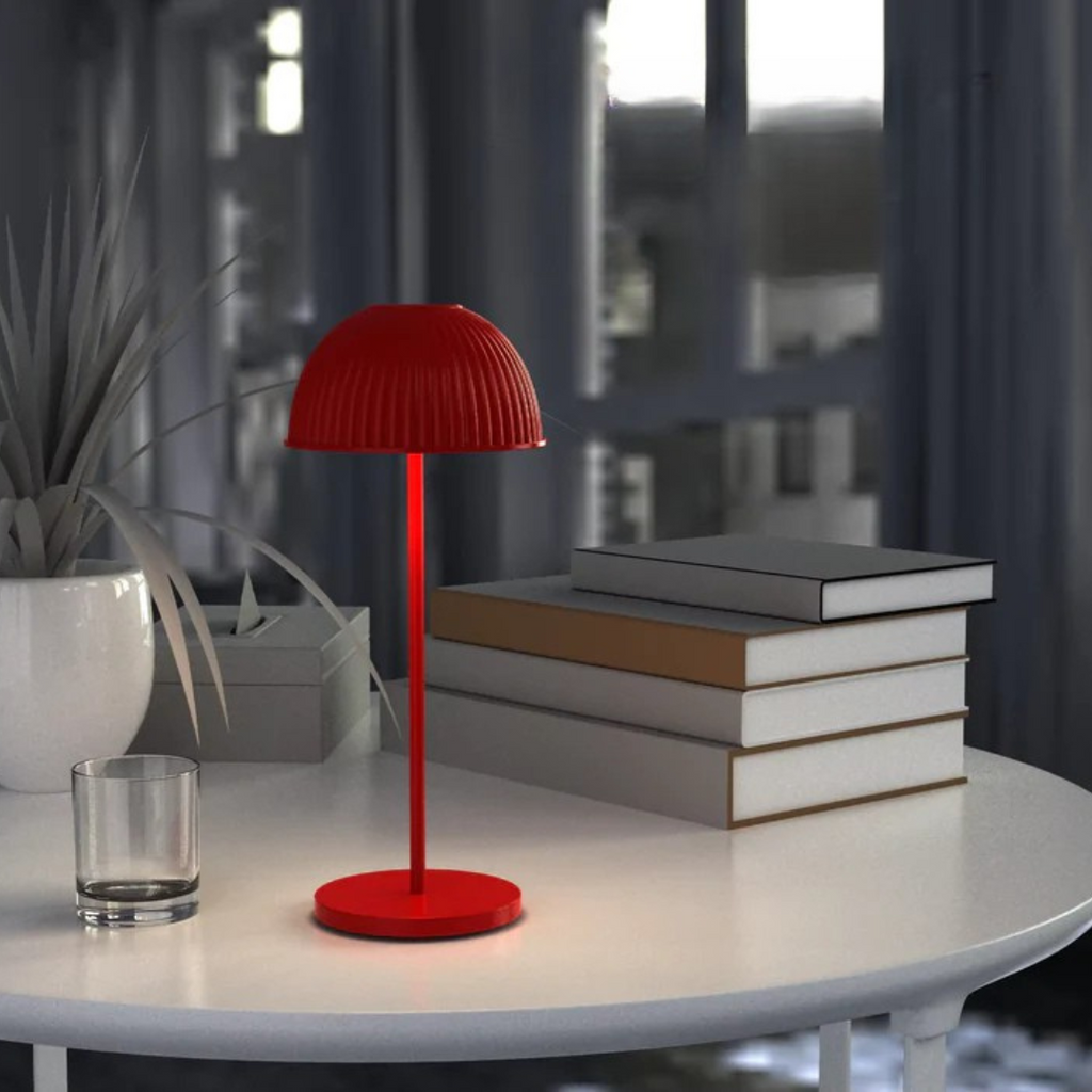 Nytera Mushroom LED Table Lamp With Warm Ambient Glow