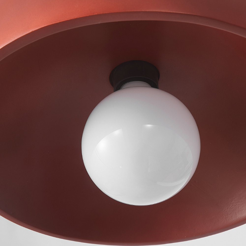Novaara Resin Pendant Light in Vintage Wabi Sabi Style Red, Green or Black