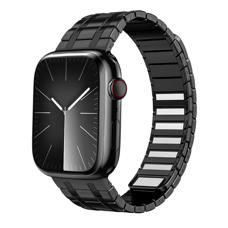 Cinturino magnetico Apex in acciaio inox satinato per Apple Watch