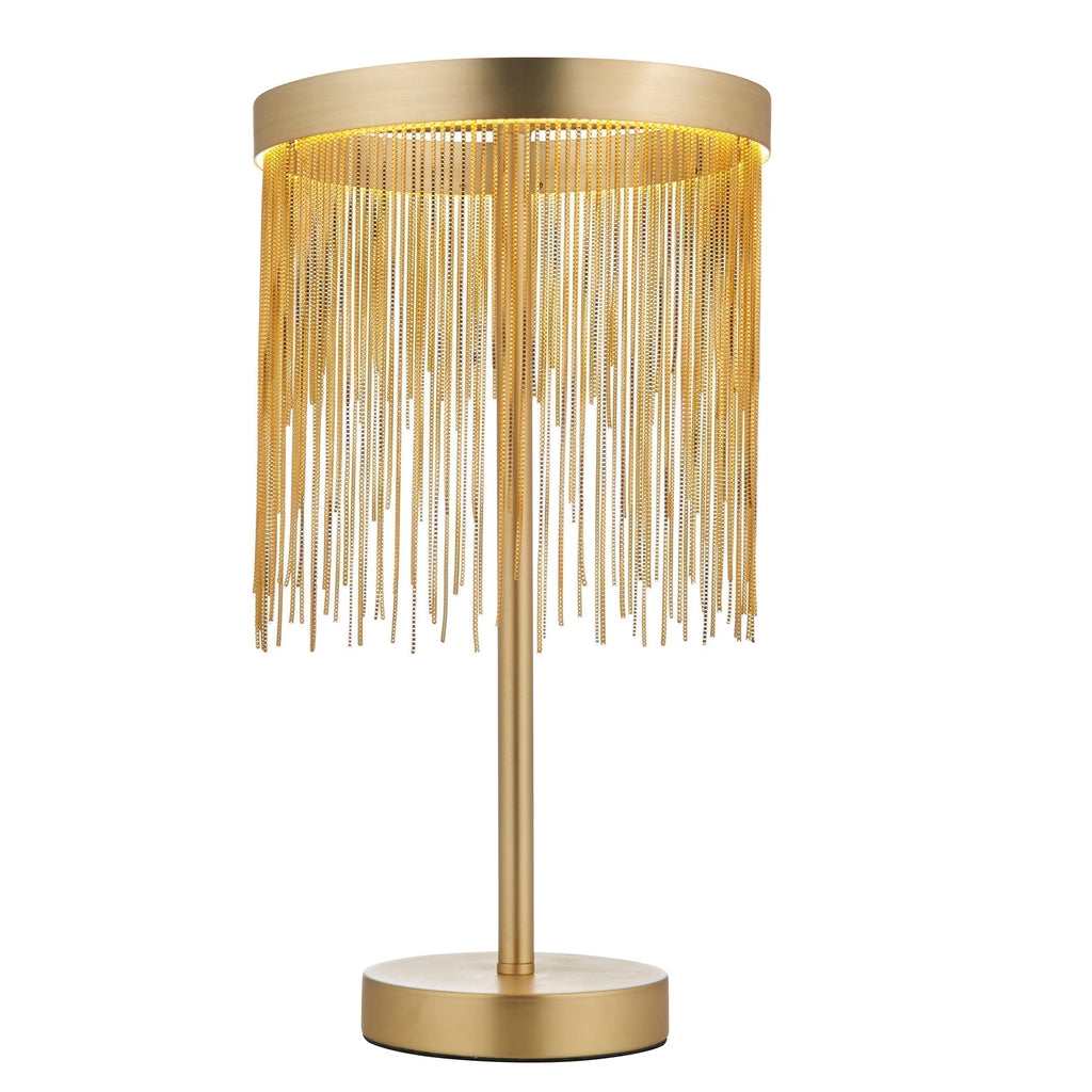 Lyra Cascade LED Table Lamp With Diffused Glow And Chains