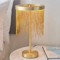 Lyra Cascade LED Table Lamp With Diffused Glow And Chains