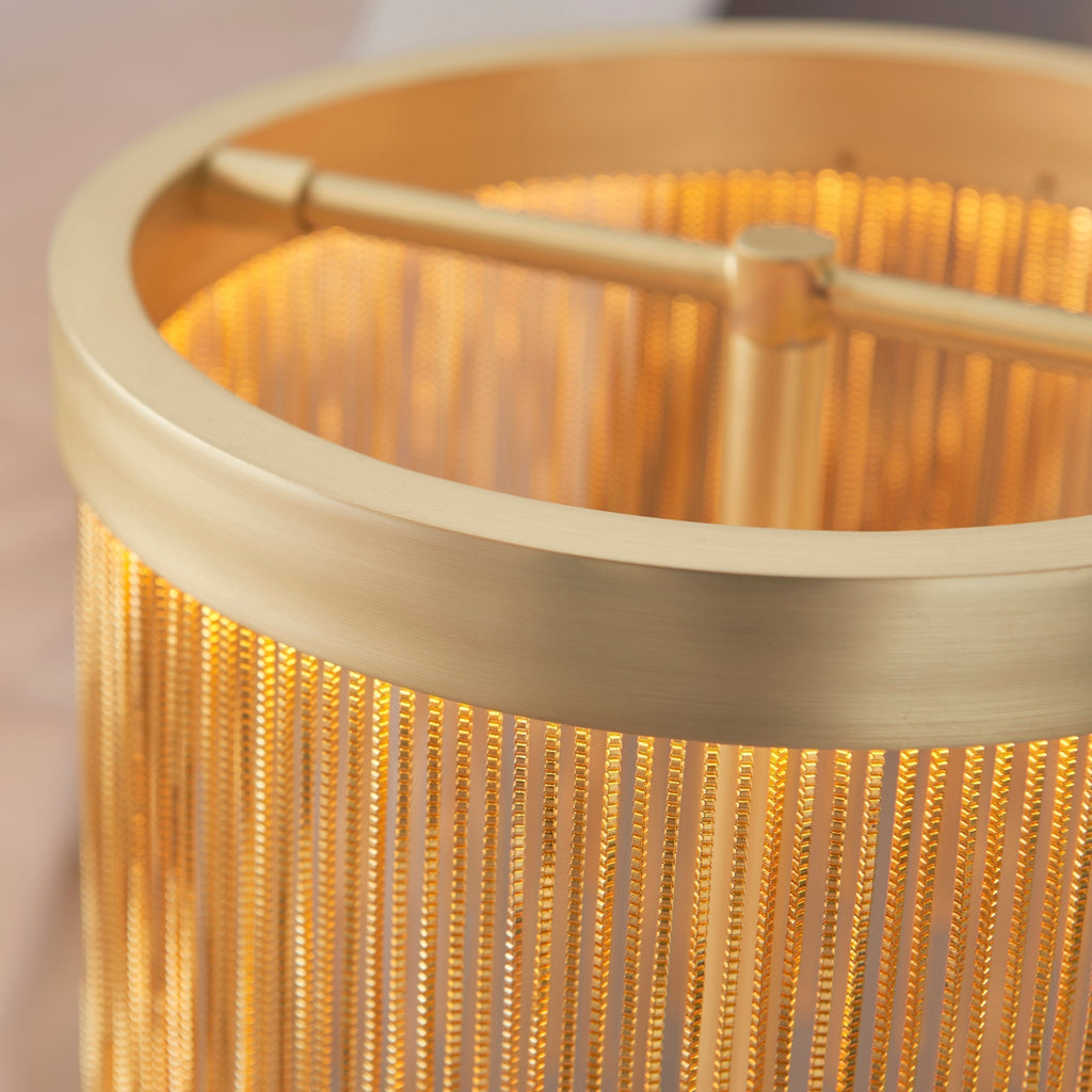 Lyra Cascade LED Table Lamp With Diffused Glow And Chains