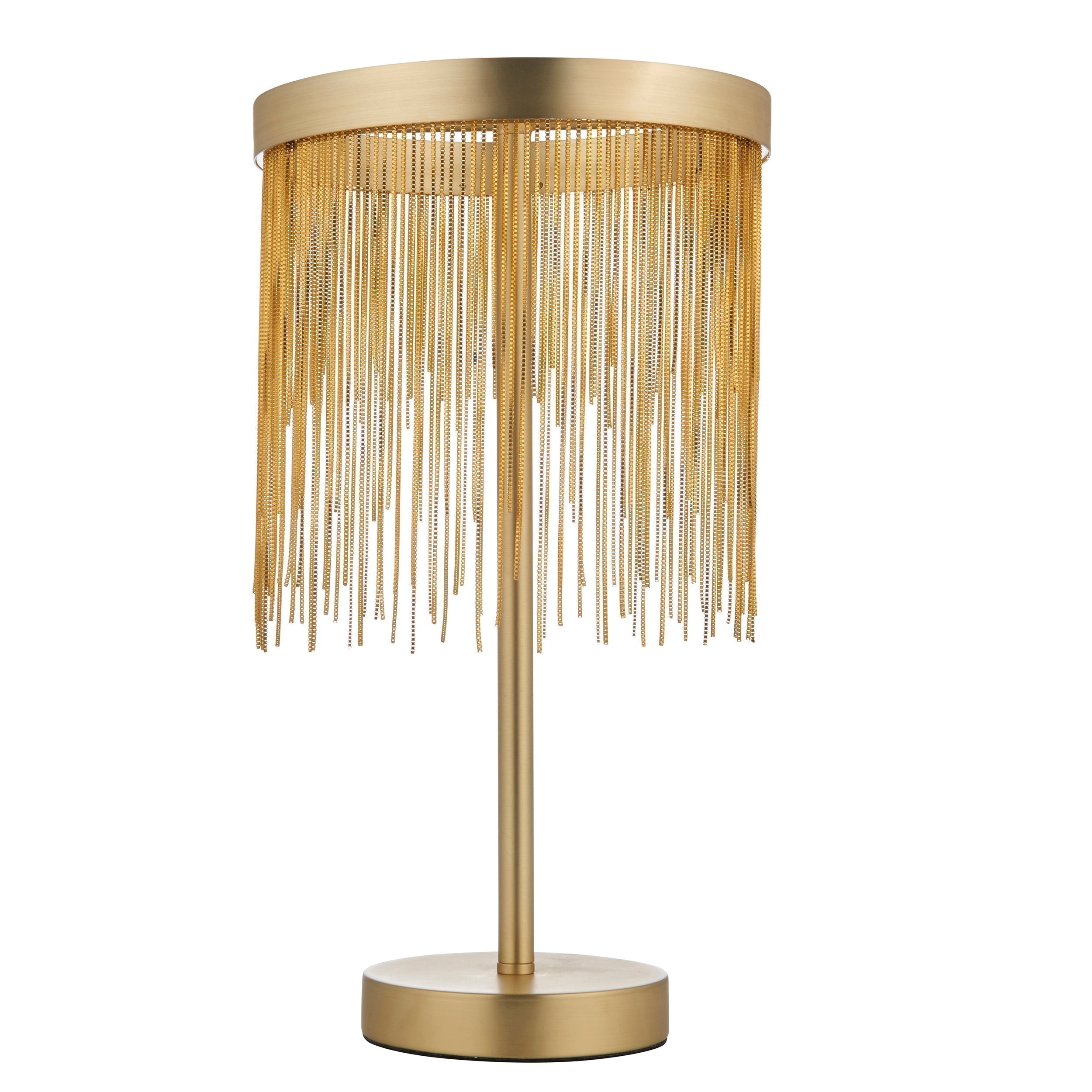 Lyra Cascade LED Table Lamp With Diffused Glow And Chains