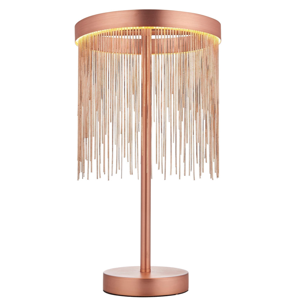 Lyra Cascade LED Table Lamp With Diffused Glow And Chains