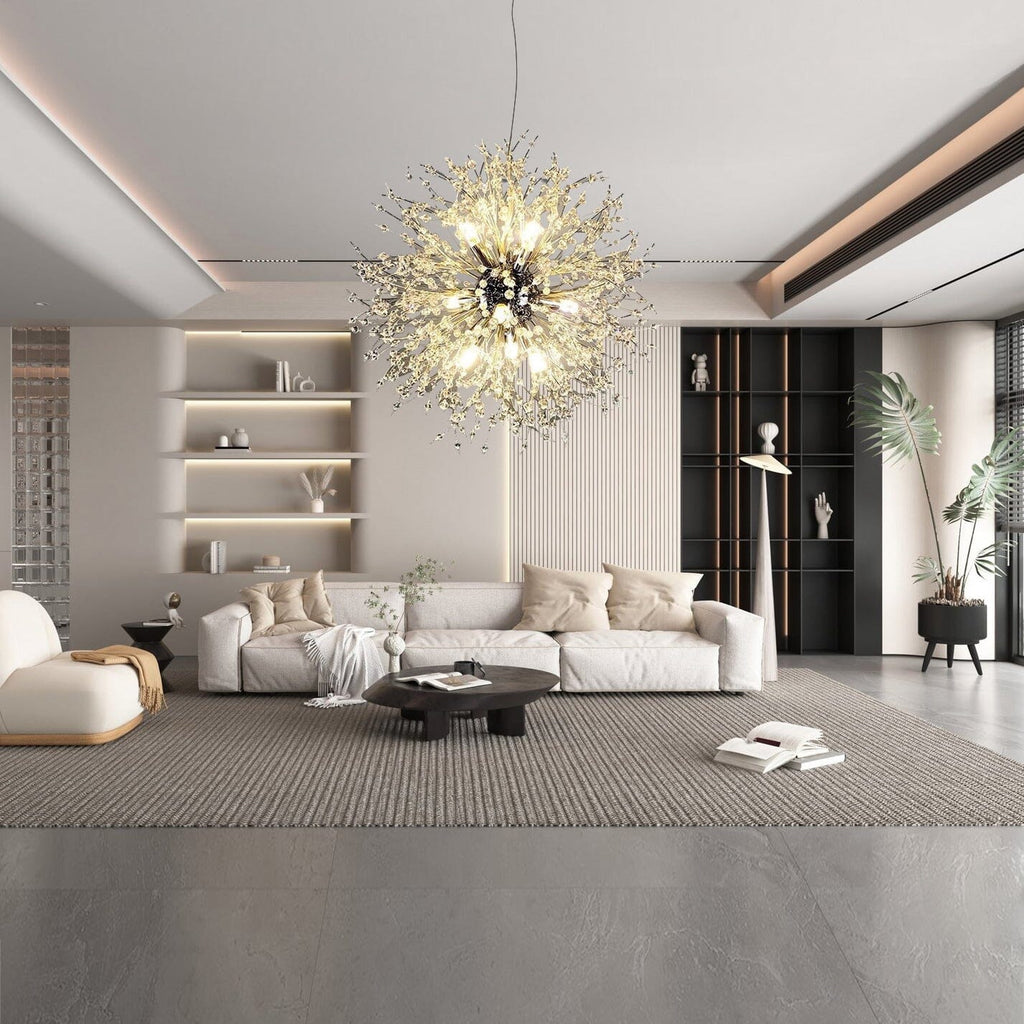 Závěsná lampa AstraLume Dandelion Crystal s nastavitelnou výškou