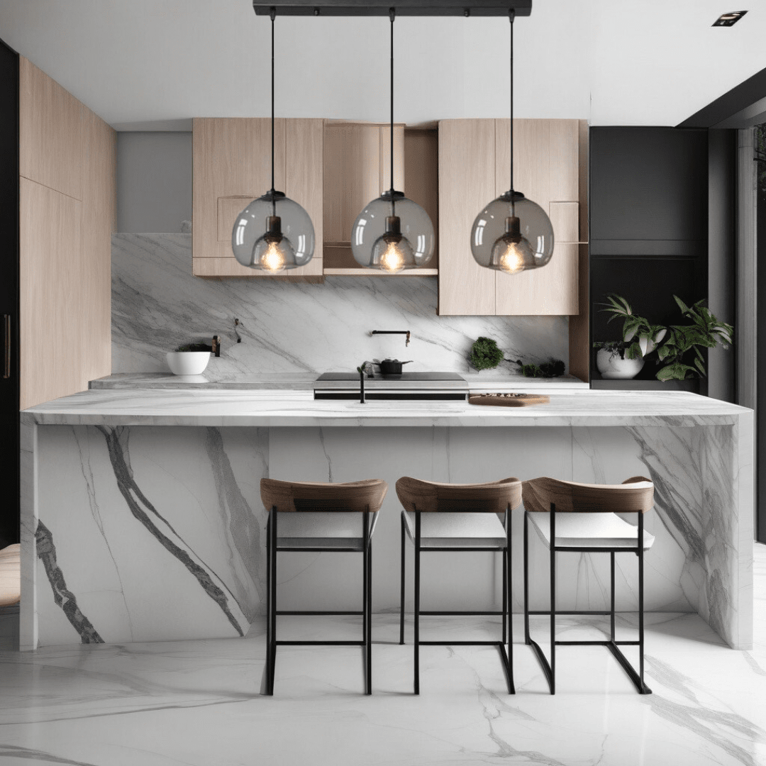 Aurea Glas-Pendelleuchten für moderne Innenräume – Beleuchten Küchen und Badezimmer