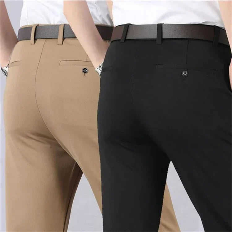 NovaFlex Classic Comfort Stretch herrebukser med udvideligt taljebånd