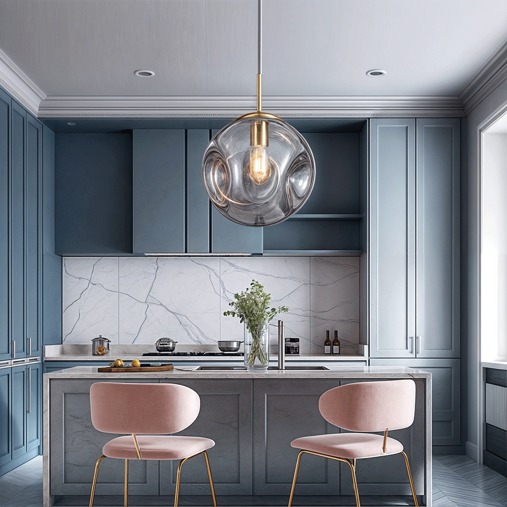 Serene Glass Ceiling Pendant Light With Streamlined Silhouette