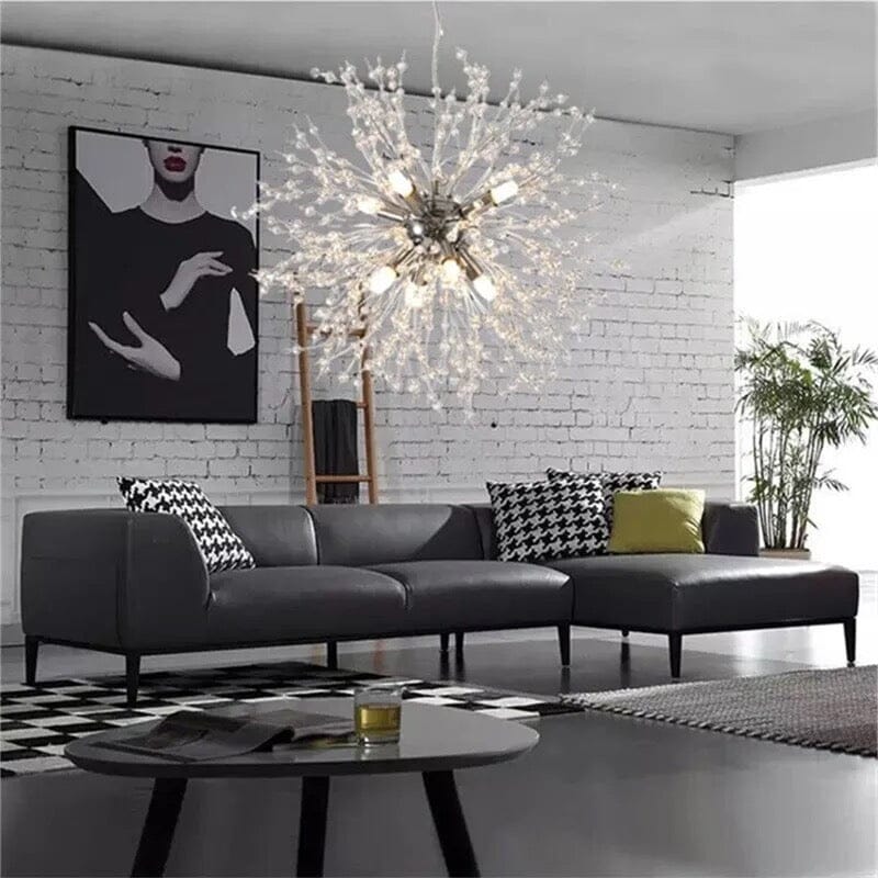 Závěsná lampa AstraLume Dandelion Crystal s nastavitelnou výškou