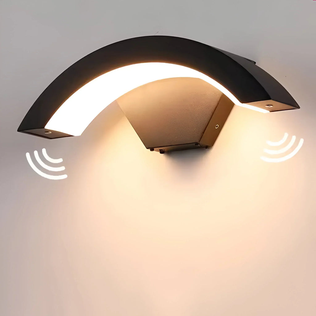چراغ دیواری حسگر حرکتی فضای باز NovaGlow با خاموشی خودکار پس از ۳۰ ثانیه