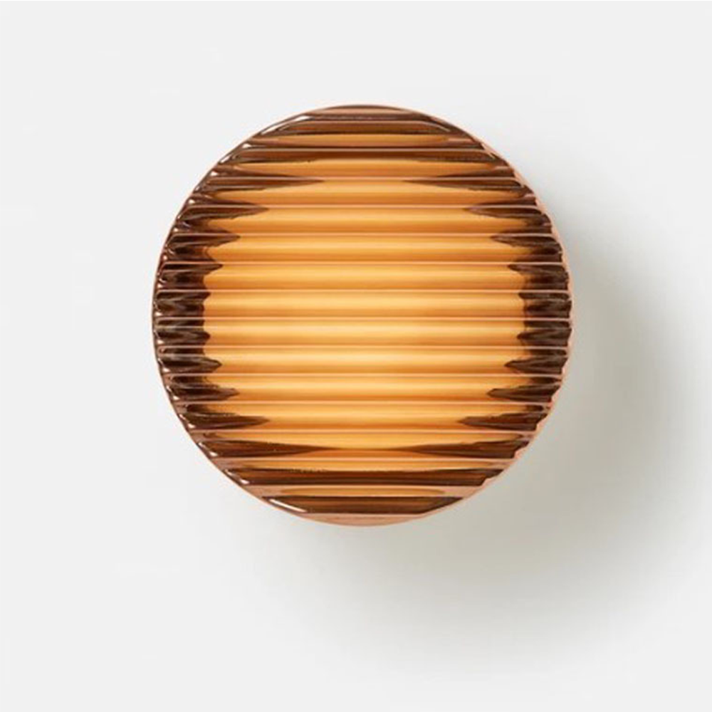Lampada da parete LED rotonda moderna con diffusore in vetro satinato per uso interno ed esterno