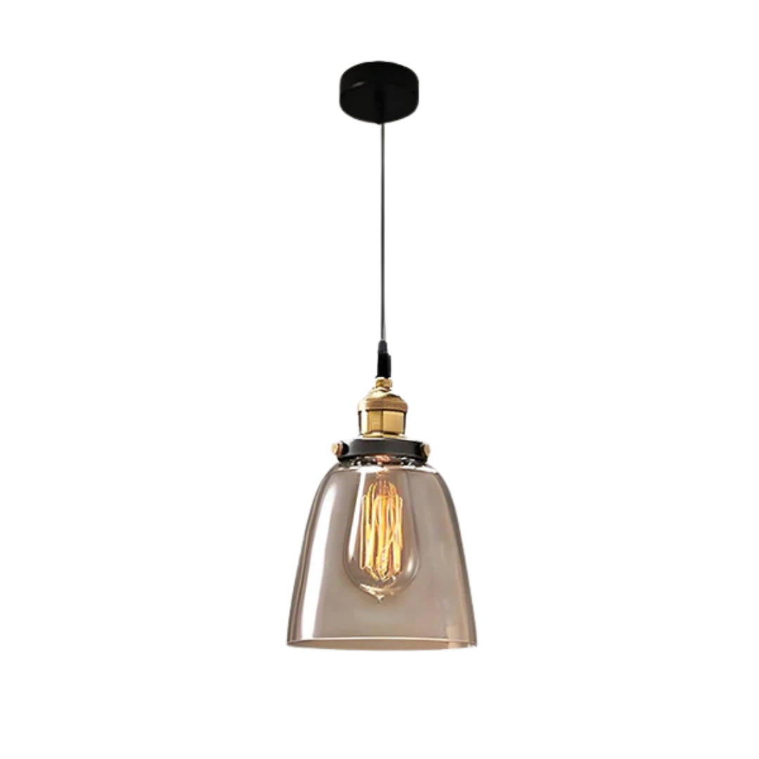 Vellora Vintage Glass Pendant Light for Dining Rooms and Living Spaces