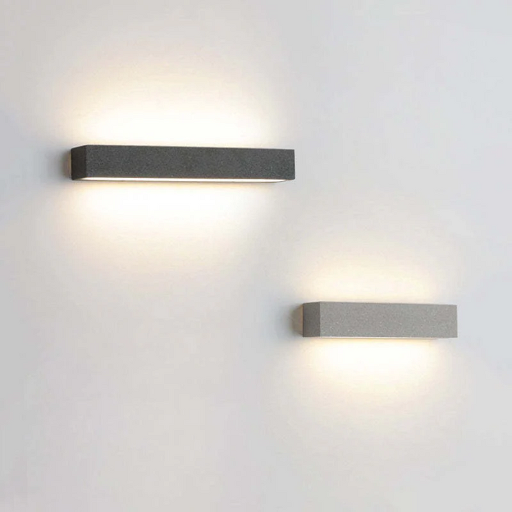 چراغ دیواری مدرن LED آسترالوم برای فضای باز، باغ‌ها و نماها