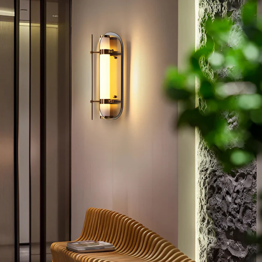 NovaLux Glas LED-Wandleuchte für moderne Innenräume
