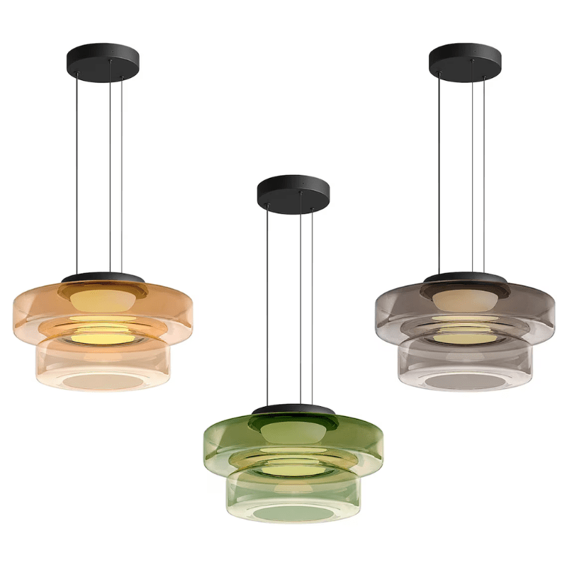 Nordisk glasspendel for moderne stuer og kafeer