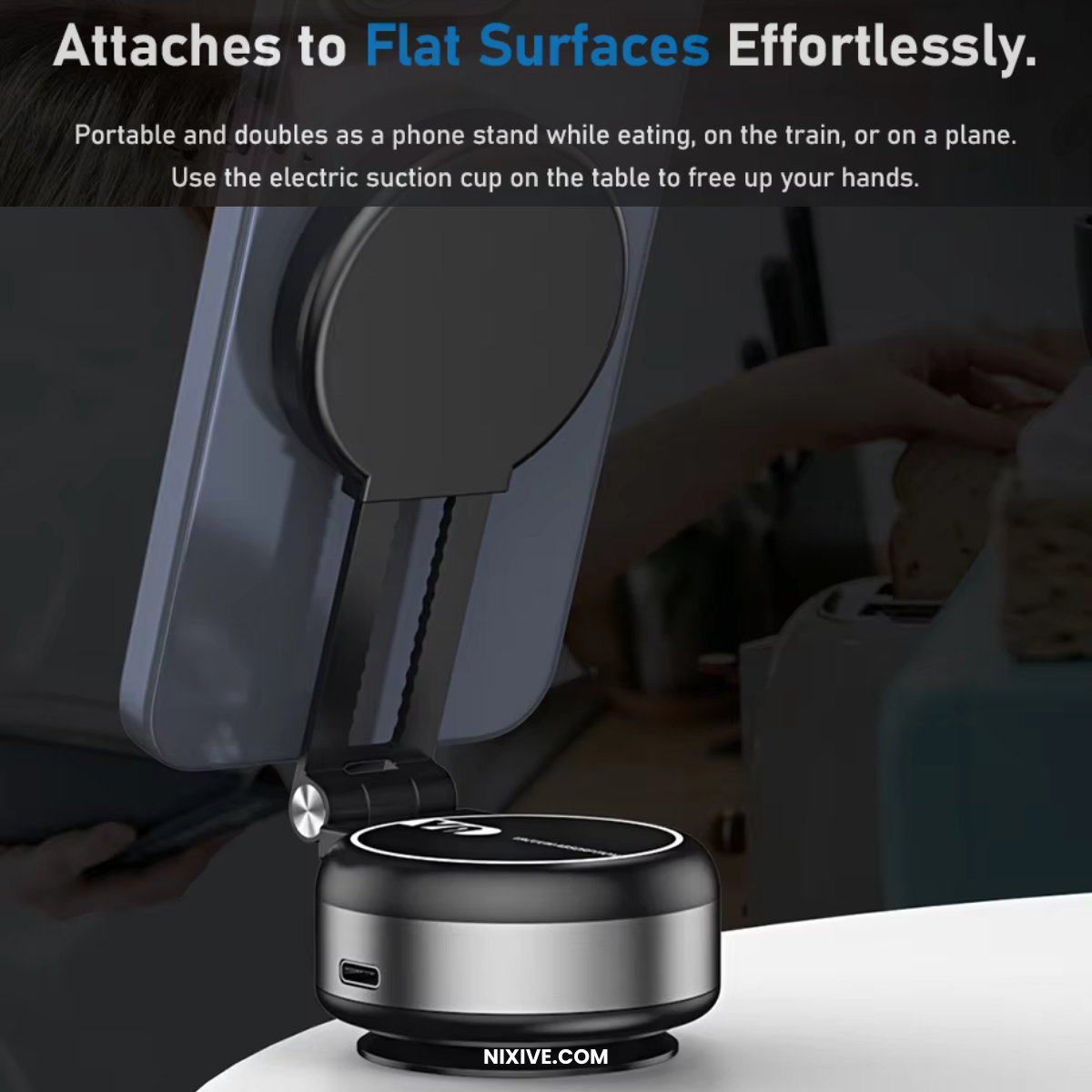 GripNova 360 Magnetic Phone Mount With Strong Suction