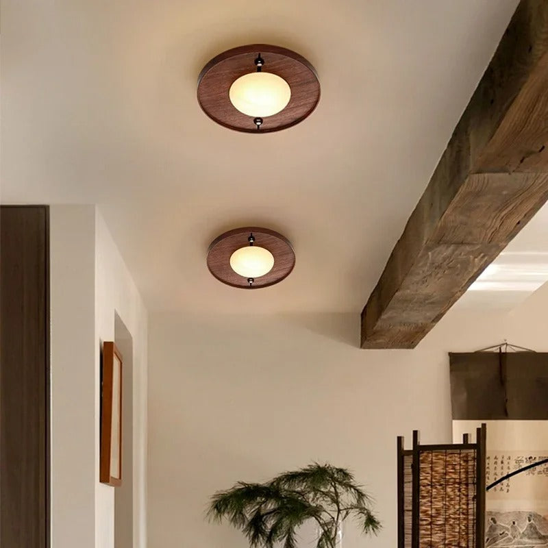Nástěnné svítidlo Walnut Glow Arch moderní domácí osvětlení