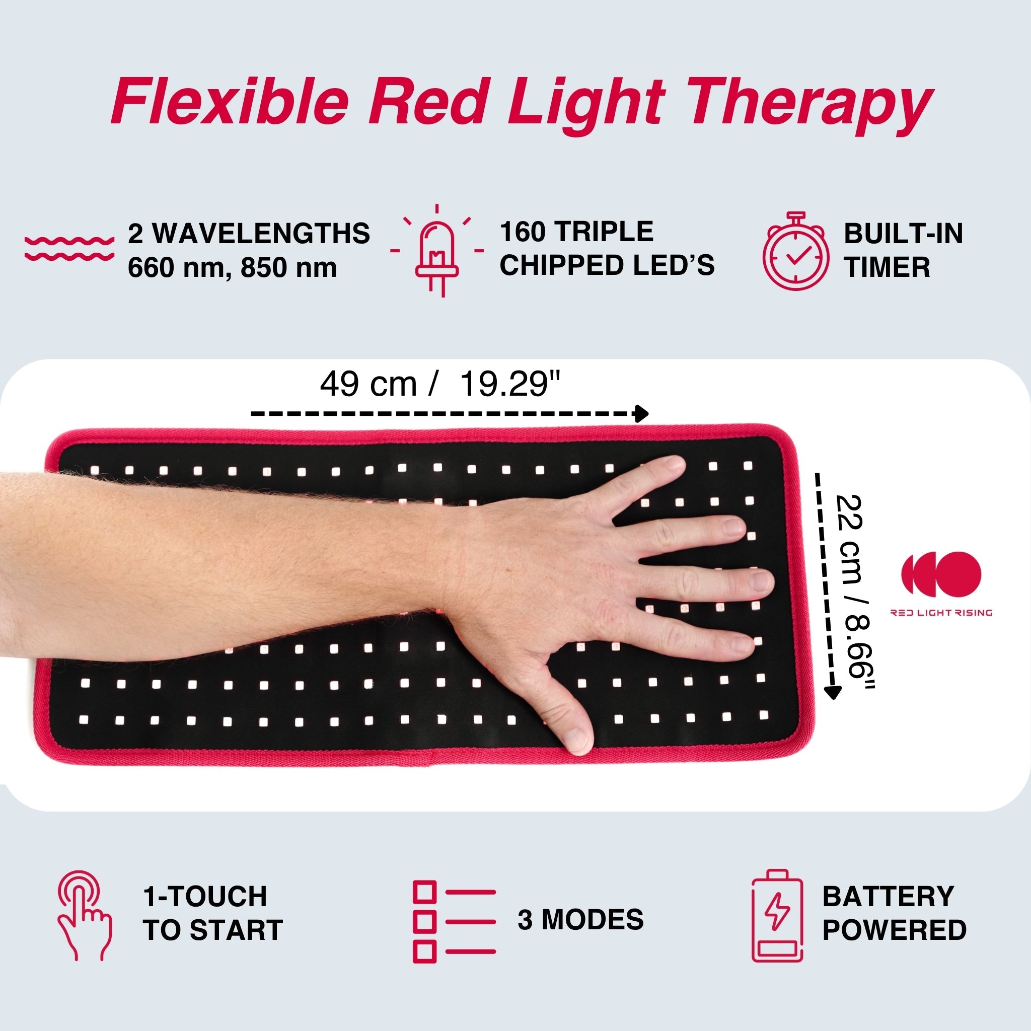 NovaGlow Red Light Therapy Wrap For Targeted Comfort
