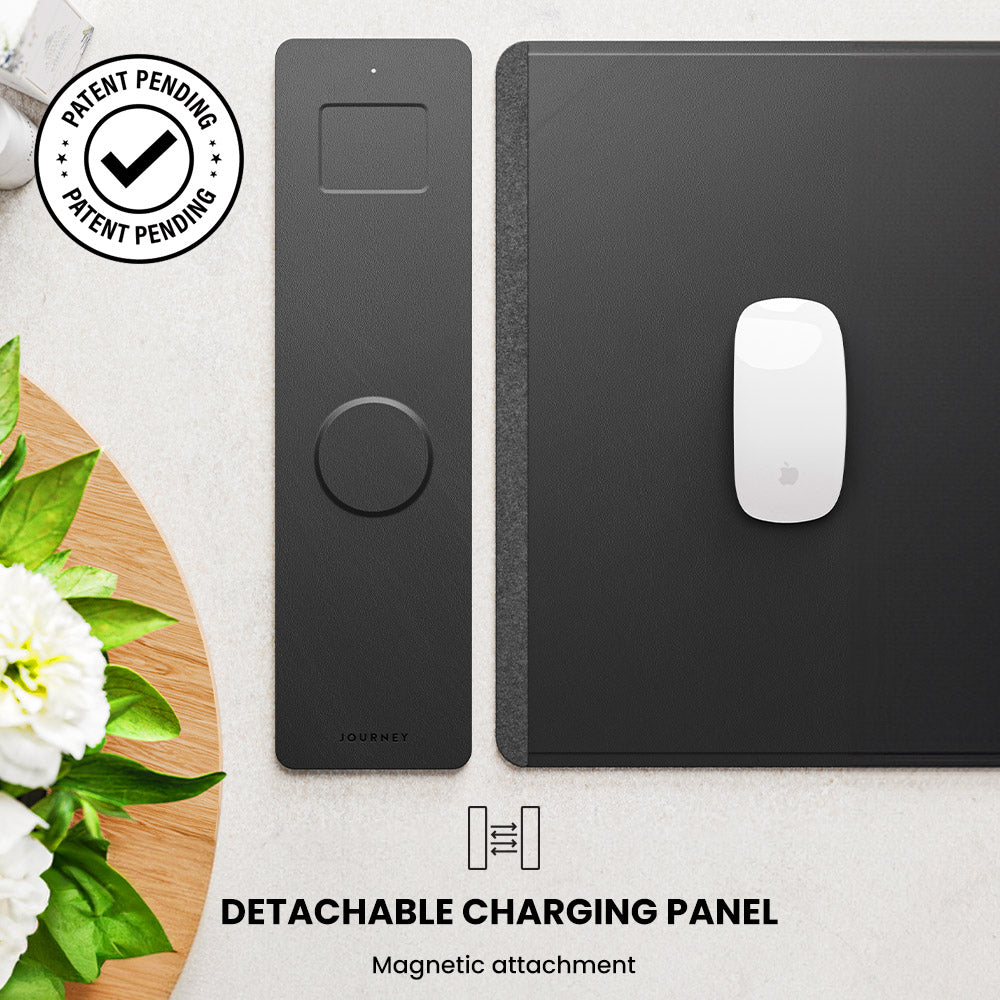 NovaCharge Wireless Charging Desk Mat for Modern Workspaces