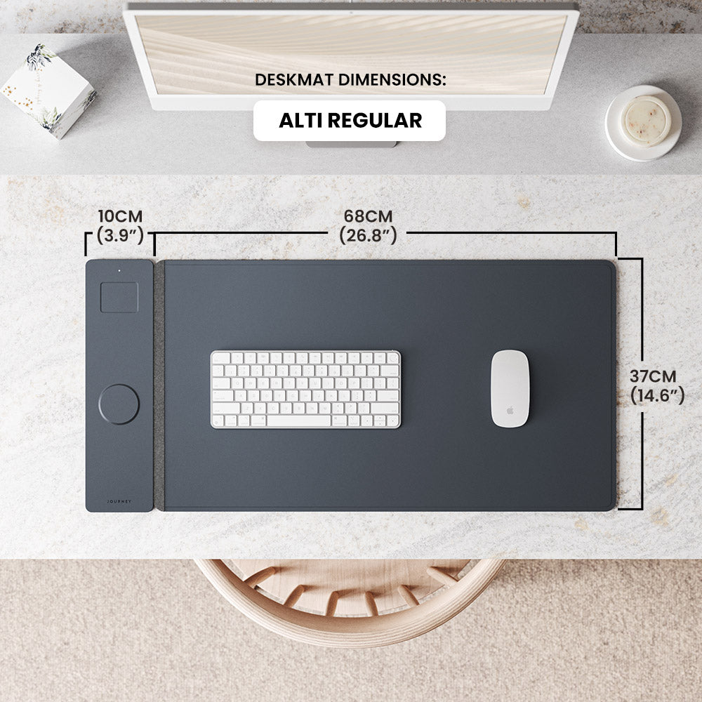 NovaCharge Wireless Charging Desk Mat for Modern Workspaces