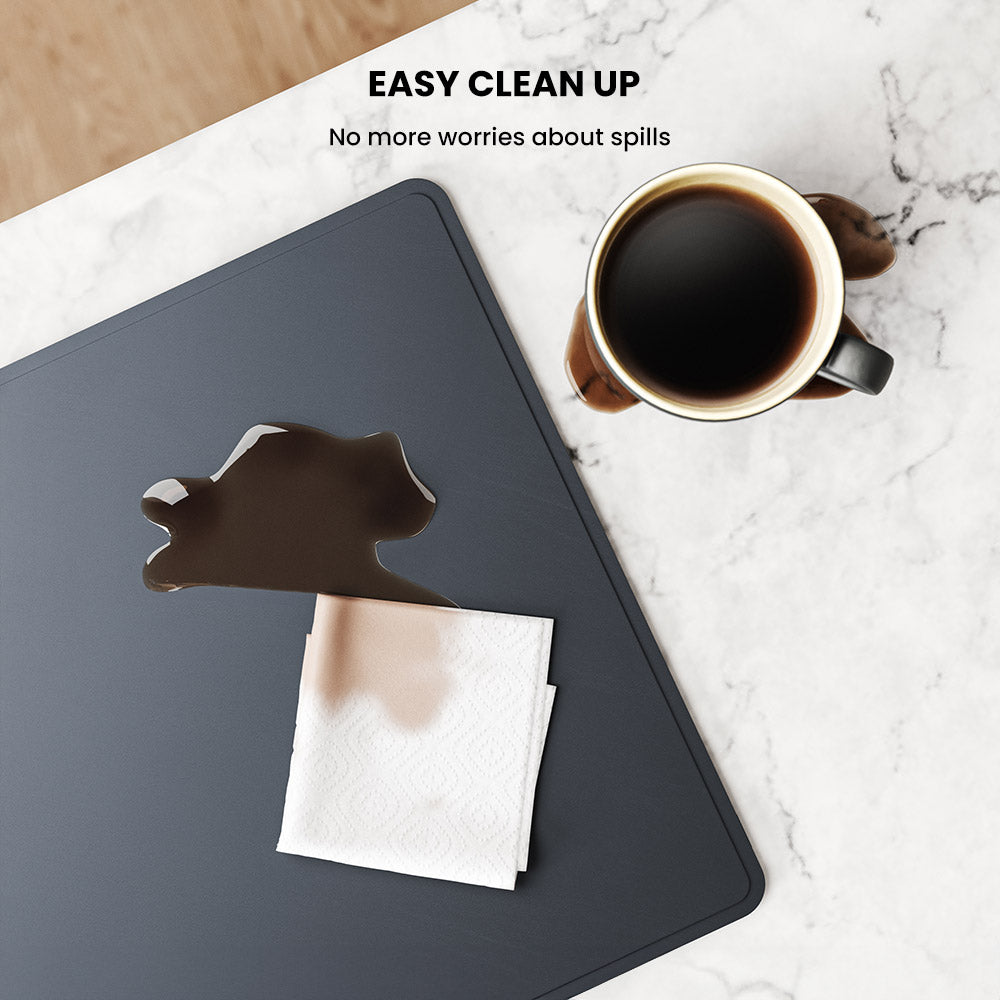 NovaCharge Wireless Charging Desk Mat for Modern Workspaces