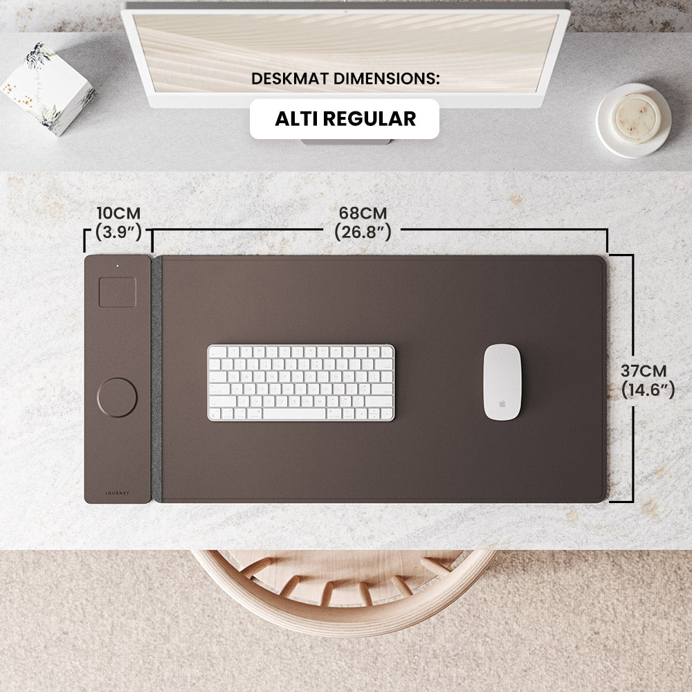 NovaCharge Wireless Charging Desk Mat for Modern Workspaces
