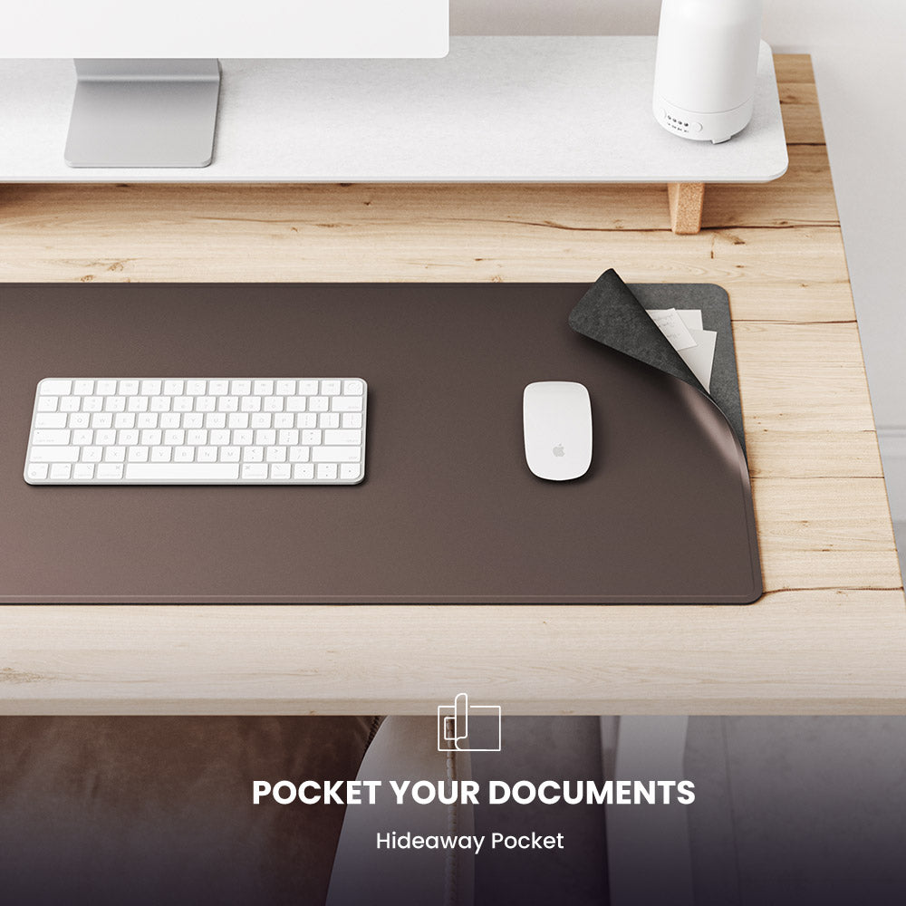 NovaCharge Wireless Charging Desk Mat for Modern Workspaces