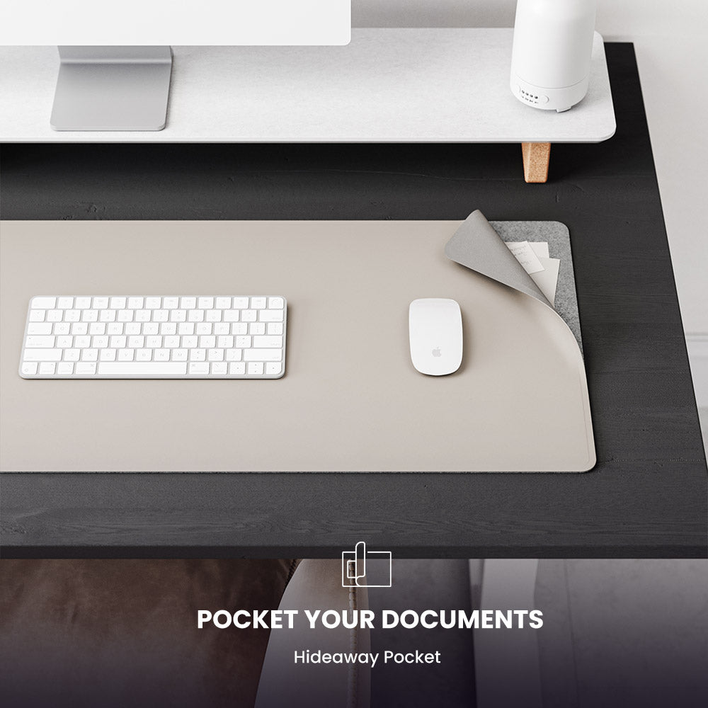 NovaCharge Wireless Charging Desk Mat for Modern Workspaces