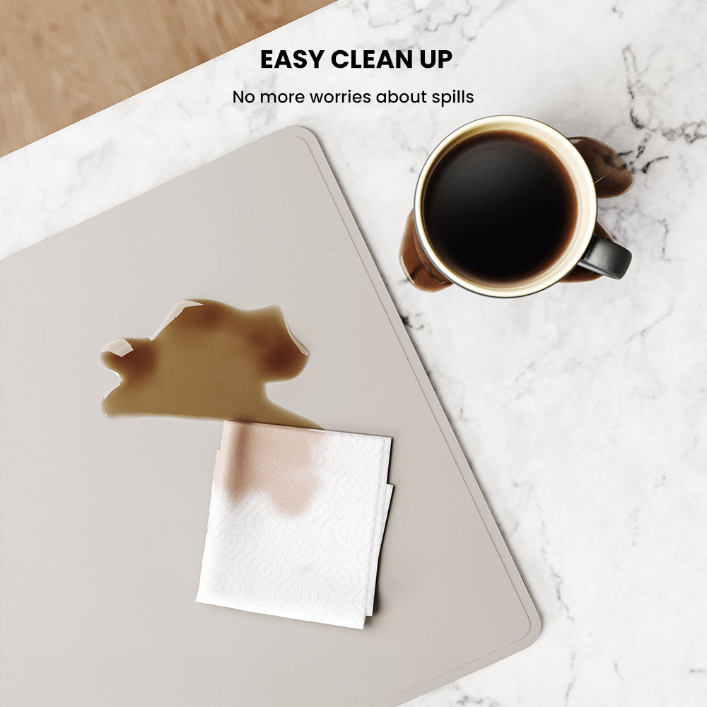 NovaCharge Wireless Charging Desk Mat for Modern Workspaces