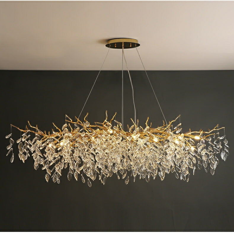 Lampadario a Bracci in Cristallo Stile Francese per Case Moderne