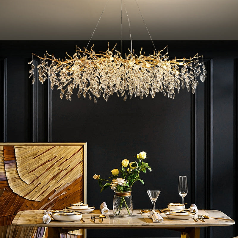Lampadario a Bracci in Cristallo Stile Francese per Case Moderne