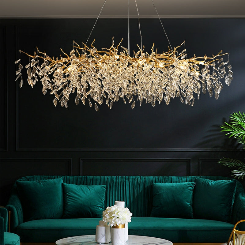 Lampadario a Bracci in Cristallo Stile Francese per Case Moderne