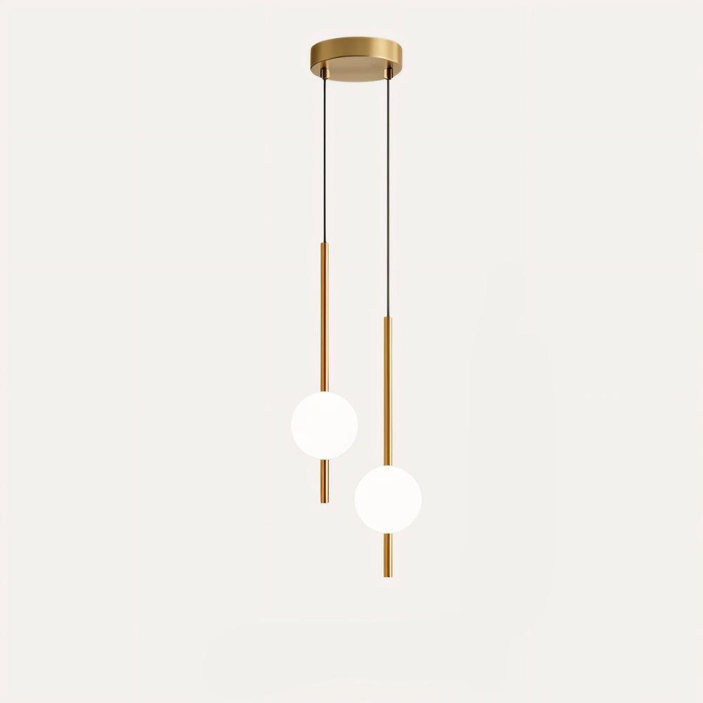 Aureli Glass and Metal Pendant Light in Nordic Style by Nythera