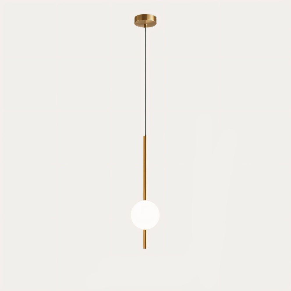 Aureli Glass and Metal Pendant Light in Nordic Style by Nythera