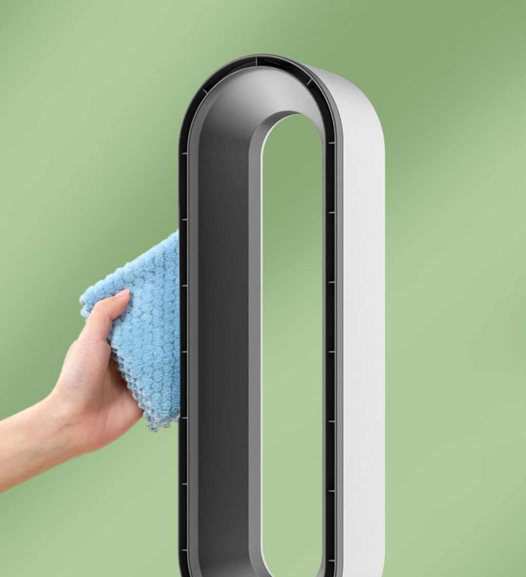 Bladeless Smart Air Purifier Fan With 3-In-1 Cooling System