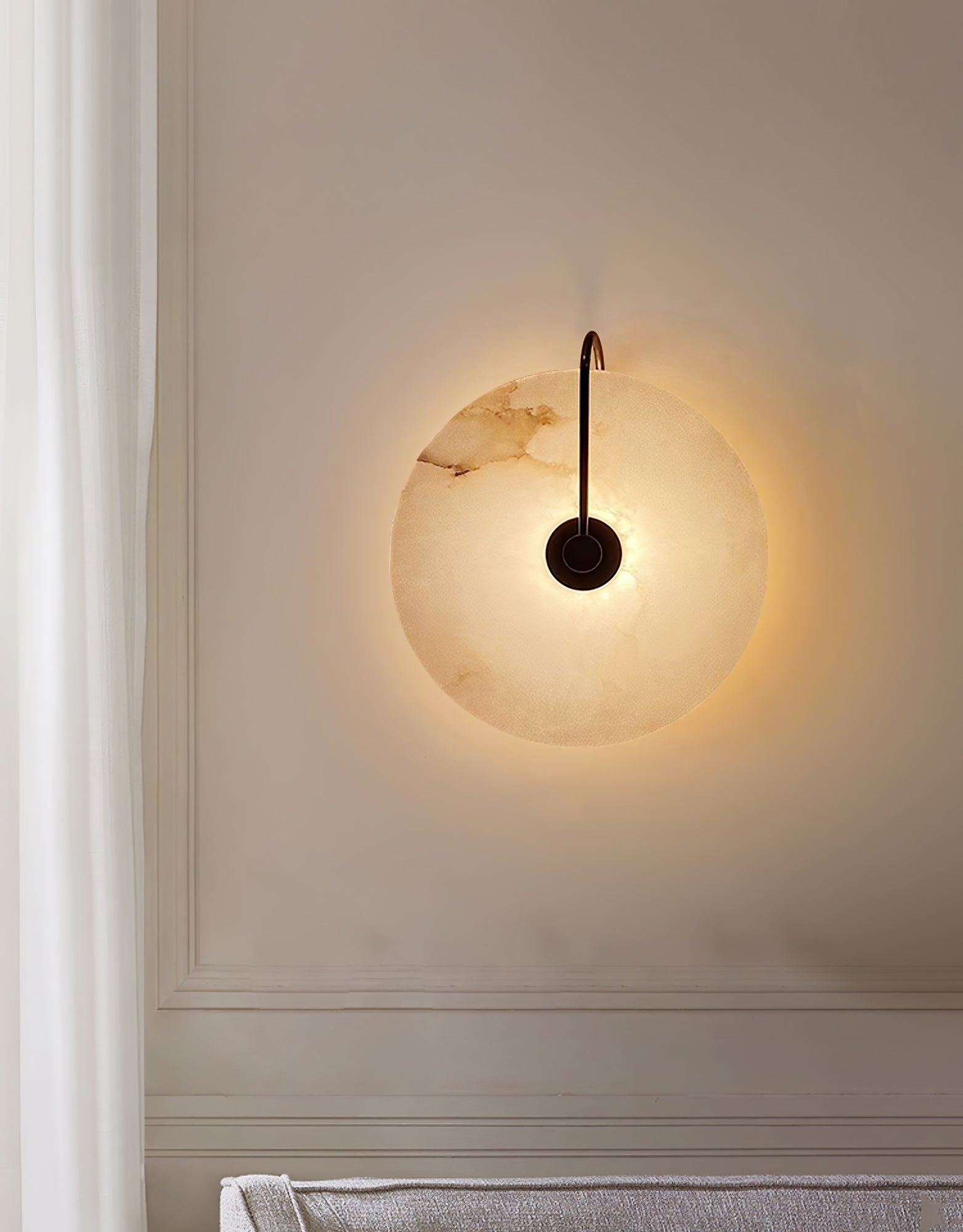 Nivora LED nástěnná lampa s teplým ambientním světlem