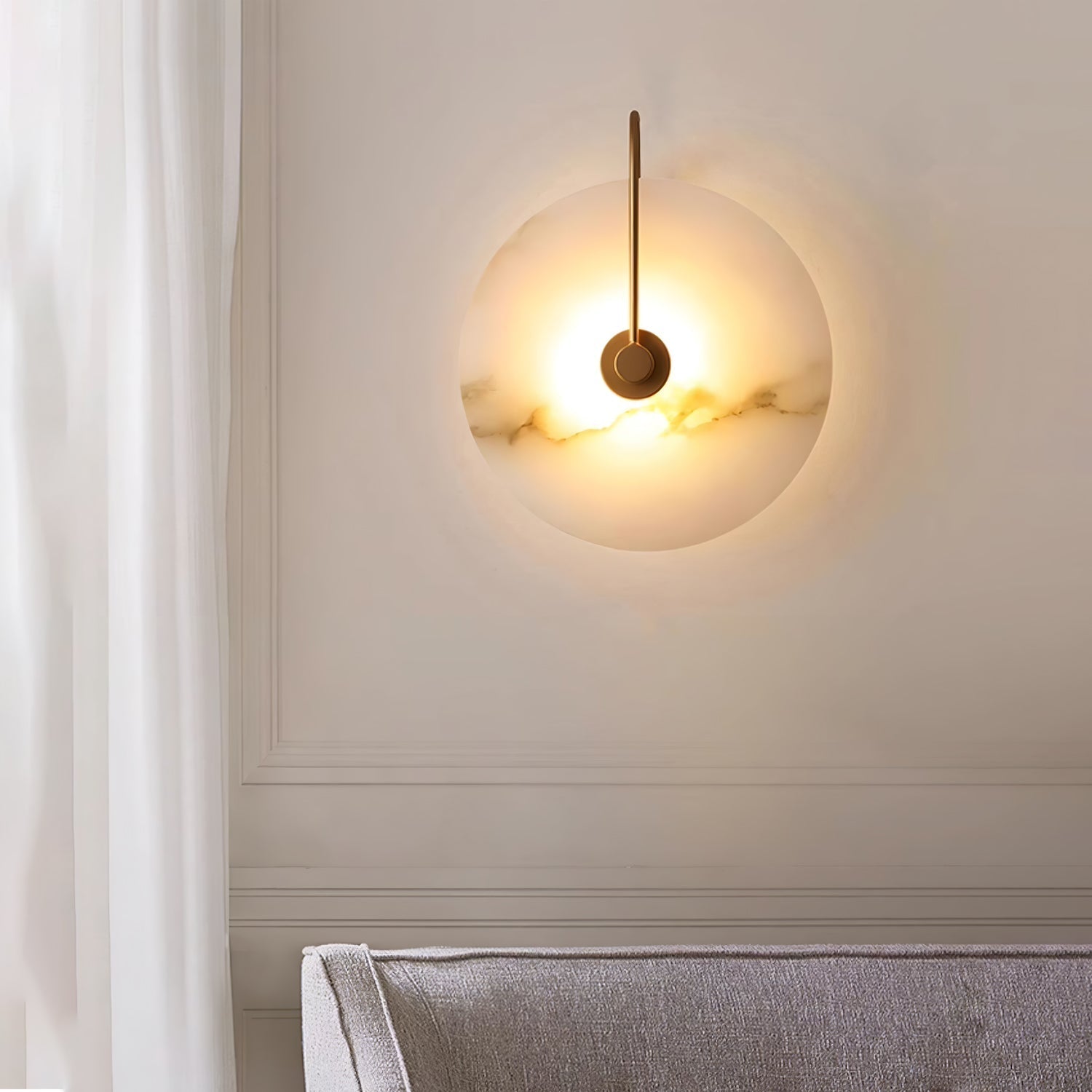 Nivora LED nástěnná lampa s teplým ambientním světlem