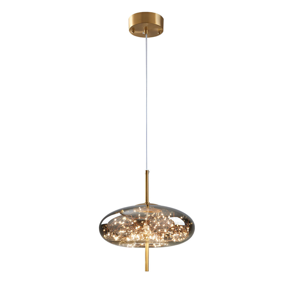 Aurora Nordic Glas-Kugel-Pendelleuchte für den Essbereich