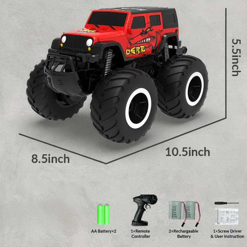 AquaRover Amfibické RC auto 4WD pro všechny terény, vodní i pozemní kaskadérské akce