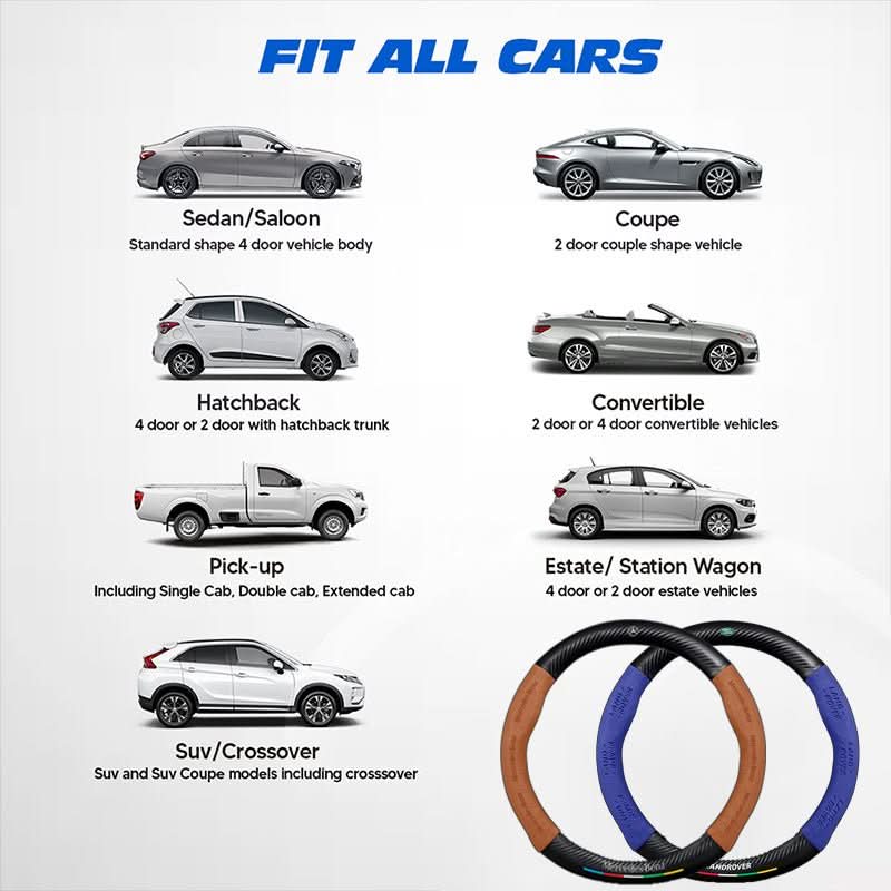 AirFlex Steering Wheel Cover Breathable Non Slip For Comfort And Protection