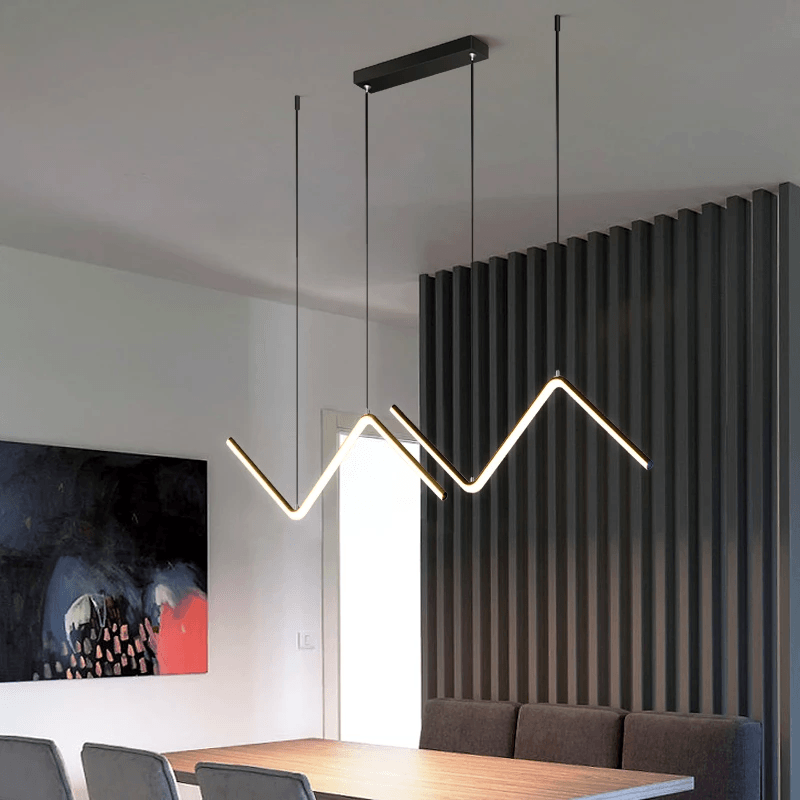 Futuristic Wave Form Pendant Light for Modern Interiors