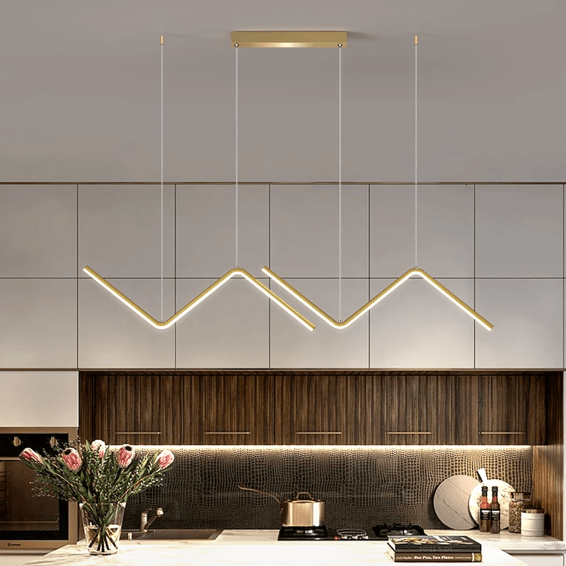 Futuristic Wave Form Pendant Light for Modern Interiors