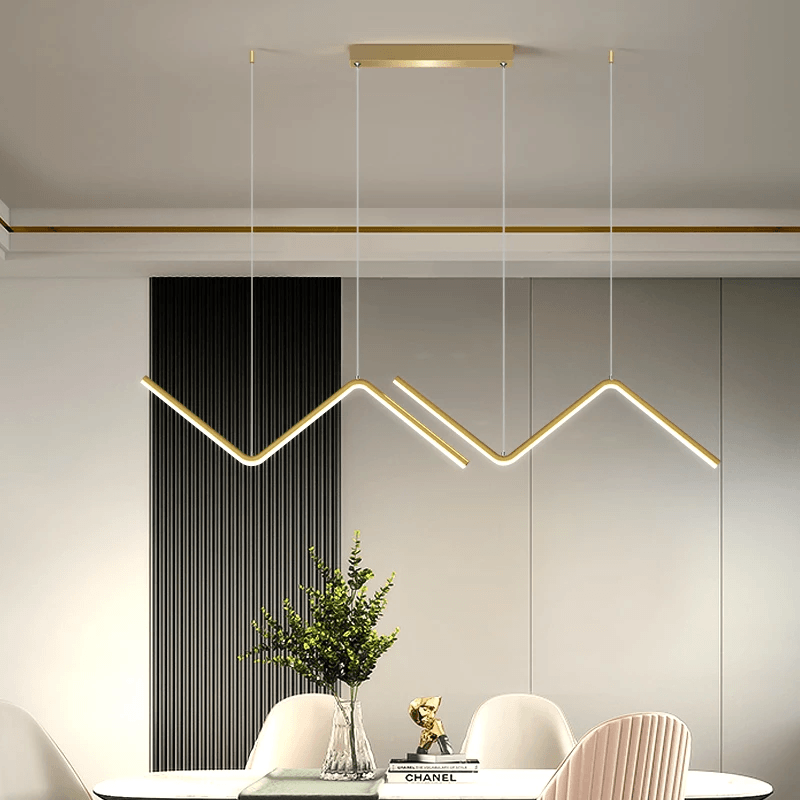Futuristic Wave Form Pendant Light for Modern Interiors