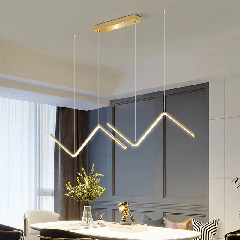 Futuristic Wave Form Pendant Light for Modern Interiors