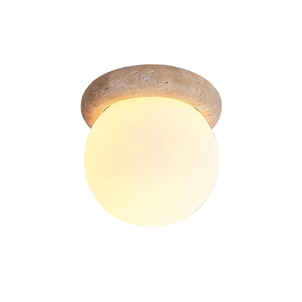 چراغ سقفی LED تراورتن TerraLume برای اتاق‌های کوچک